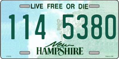 NH license plate 1145380