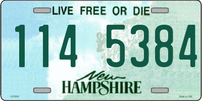 NH license plate 1145384