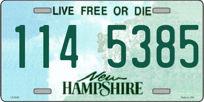 NH license plate 1145385
