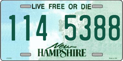 NH license plate 1145388