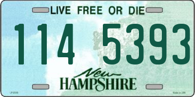 NH license plate 1145393