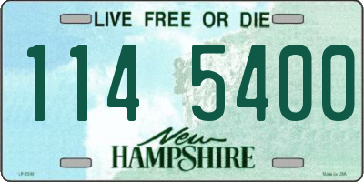 NH license plate 1145400