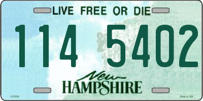 NH license plate 1145402
