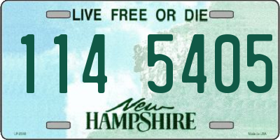 NH license plate 1145405