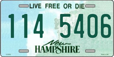 NH license plate 1145406
