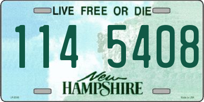 NH license plate 1145408