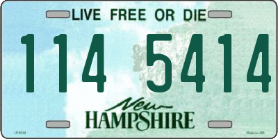NH license plate 1145414