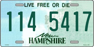 NH license plate 1145417