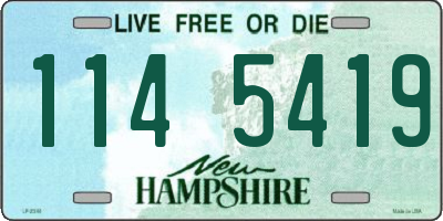 NH license plate 1145419