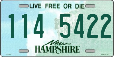 NH license plate 1145422