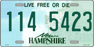 NH license plate 1145423