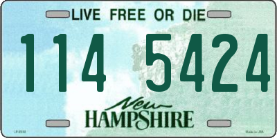 NH license plate 1145424