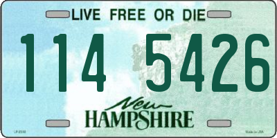 NH license plate 1145426