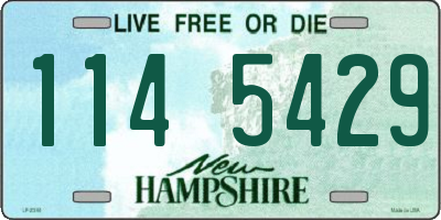 NH license plate 1145429