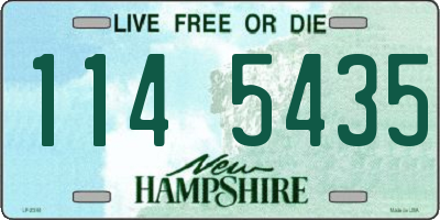 NH license plate 1145435