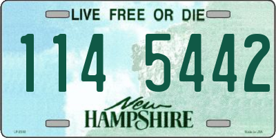 NH license plate 1145442