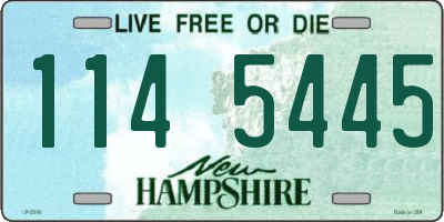 NH license plate 1145445