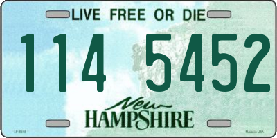 NH license plate 1145452