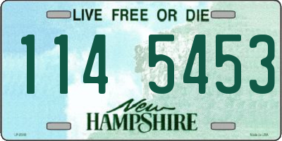NH license plate 1145453