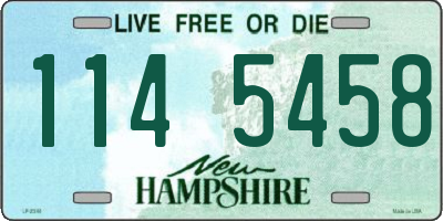 NH license plate 1145458
