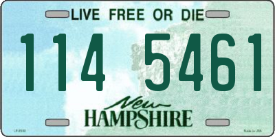 NH license plate 1145461