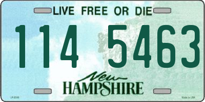 NH license plate 1145463