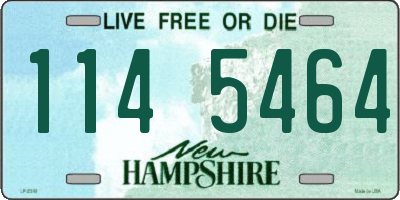 NH license plate 1145464