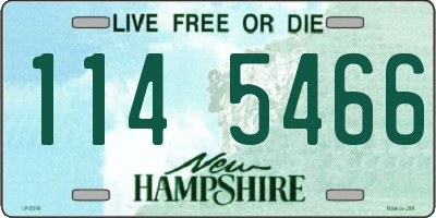 NH license plate 1145466