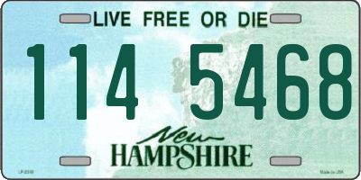 NH license plate 1145468