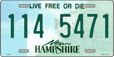 NH license plate 1145471