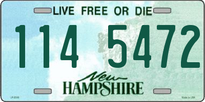 NH license plate 1145472