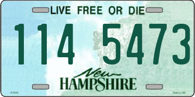 NH license plate 1145473
