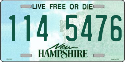 NH license plate 1145476