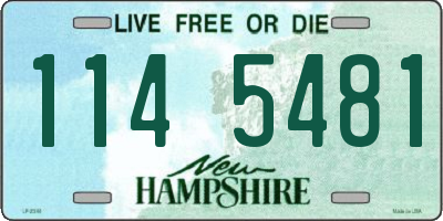 NH license plate 1145481