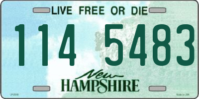 NH license plate 1145483