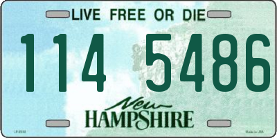 NH license plate 1145486