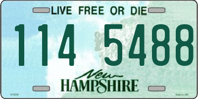 NH license plate 1145488