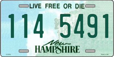 NH license plate 1145491