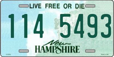 NH license plate 1145493