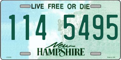 NH license plate 1145495