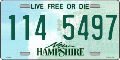 NH license plate 1145497