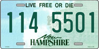 NH license plate 1145501