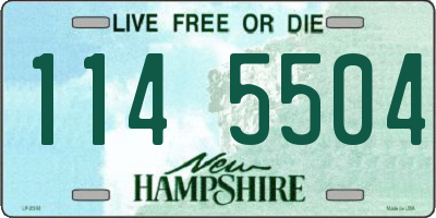 NH license plate 1145504