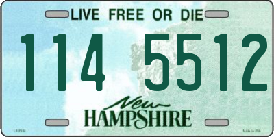NH license plate 1145512