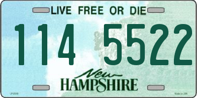 NH license plate 1145522
