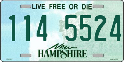 NH license plate 1145524
