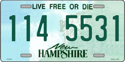 NH license plate 1145531
