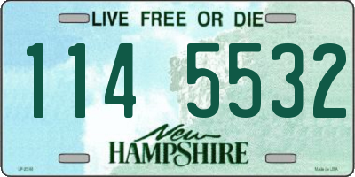 NH license plate 1145532