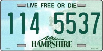 NH license plate 1145537