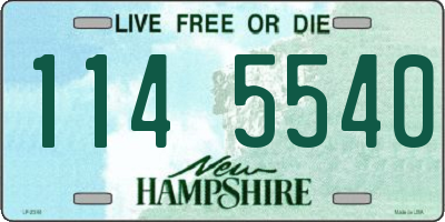 NH license plate 1145540